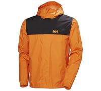 Helly Hansen Mens Vancouver Rain Jacket, Orange Peel, L
