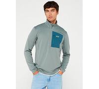Helly Hansen Mens Versalite 1/2 Zip Fleece - Green, Green, Size S, Men Green