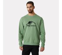 Helly Hansen Yu Crew 2.0 Sweatshirt Green Black - S