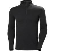 Helly-Hansen - Merino thermal top - Lifa Merino Midweight 1/2 Zip Black for Men in Wool - Size S Black S