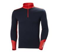 Helly-Hansen - Merino wool thermal base layer - Lifa Merino Midweight 1/2 Zip Navy for Men in Wool - Size M Navy M