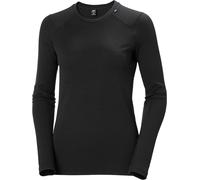 Helly-Hansen - Merino wool thermal base layer - W Lifa Merino Midweight Crew Black for Women in Wool - Size M Black M