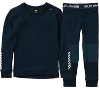 Helly-Hansen - Merino wool top and bottom underwear set - K Lifa Merino Set Navy in Wool - Kid Size 3 y Navy 3 y