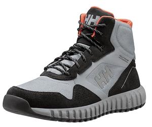 Helly-Hansen Monashee ULLR HELLY TECH Men's Waterproof Hiking Boots, HH Seam-Shield Premium Suede LWG, PFC-Free Leather DWR, 971 Quiet Shade/Black, Size 44.5 EU