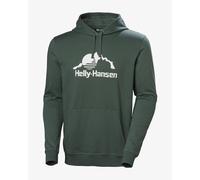 Helly Hansen Nord Graphic Hoodie Forest Green - L