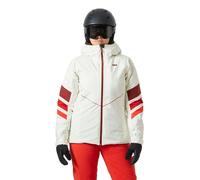 Helly Hansen Womens Panorama Insulated Ski Jacket (with Free Ski Pass), Cream, Size L, Women Cream
