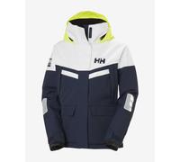 Helly Hansen Pier 4.0 2L Hooded Jacket blue white yellow Women - M