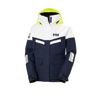 Helly Hansen Pier 4.0 Womens Sailing Jacket - Lightweight Rain Jacket For Women - Waterproof Breathable - Foul Weather Gear - 597 Navy - Small