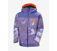 Helly Hansen Powdreamer 2.0 PrimaLoft Hooded Jacket Ski Free purple white orange - M