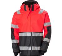 Helly Hansen Workwear 70295 Alna 2.0 Hi Vis Waterproof Rain Jacket Ora S