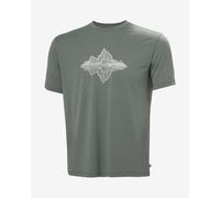 Helly Hansen Skog Graphic Short Sleeve T-shirt Olive Green - S