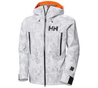 Helly-Hansen Sogn Shell 2.0 Jacket for Men, Premium Waterproof Skiing-Jacket with Breathable Fabric, Ideal for Winter Sports, 854 Grey Fog Snow Camo Aop, L