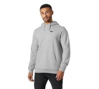Helly Hansen Sport Core Graphic Hoodie Cotton Men's Grey Hooded Sweatshirt S