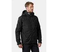 Helly Hansen Crew Hooded Midlayer Black Sailing Jacket 2.0 for Male - Size Small