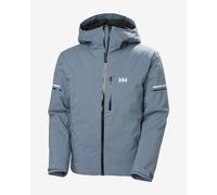 Helly Hansen Swift Team PrimaLoft Hooded Jacket Ski Free Blue Grey - S