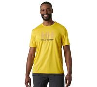 Helly Hansen Tech Graphic 2.0 Short Sleeve Base Layer Yellow XL Men