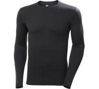 Helly-Hansen - Technical merino wool base layer - Lifa Merino Midweight Crew Black for Men in Wool - Size XL Black XL