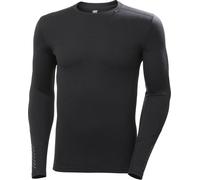 Helly-Hansen - Technical merino wool base layer - Lifa Merino Midweight Crew Black for Men in Wool - Size S Black S