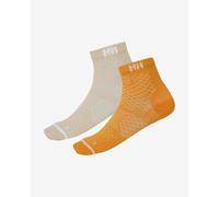 Helly Hansen Unisex Trail Sock 2Pk, Ignite Orange, 45-47
