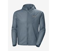 Helly Hansen Trail Windbreaker hooded jacket blue grey - XXL
