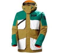 HELLY HANSEN Ullr D Heritage Long Jacket - Men - Brown / White / Green - size M- model 2025 M