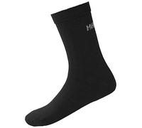 Helly Hansen Unisex Everyday Cotton Sock 3PK, 36-38, Black