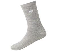Helly Hansen Unisex Everyday Wool 2pk Socks, GREY MELANGE, 48 UK