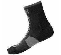 Helly Hansen Unisex Hiking Quarter Sock, 45-47, Black