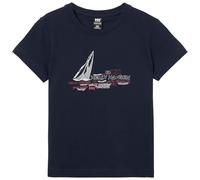 Helly Hansen Kids Unisex K Hh Graphic T-Shirt 2.0, Navy, 7