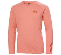 Helly Hansen Unisex Kids Jr Loen Tech Ls Top Shirt, Peach Echo, 12 Years UK