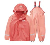 Helly Hansen Unisex Kids K Bergen 2.0 Pu Rainset Pants, Peach Echo, 1 Year UK
