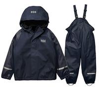 Helly Hansen Kids’ Bergen Fleece-Lined Rain Set 2.0 Navy 4