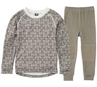 Helly Hansen Unisex Kids Kids Hh Graphic Lifa Merino Set Pants, Brown, 6 Years UK