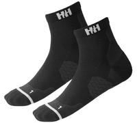 Helly Hansen Unisex Trail Sock 2Pk, Black, 42-44