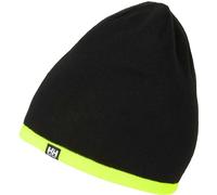 Helly-Hansen Unisex Workwear Classic Reversible Beanie, 990 Black/Yellow, One size