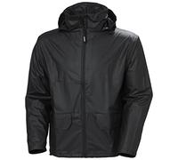 Helly Hansen Voss Waterproof Rain Jacket, xs, Black