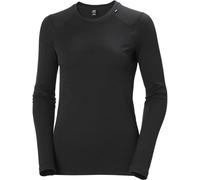 Helly Hansen Women's W Lifa Merino Midweight Crew, Black, XL