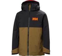 Helly-Hansen - Waterproof and insulating Ski jacket in Primaloft® Black Eco - Jr Traverse Jacket Sepia - Kid Size 10 y - Brown Brown 10 y