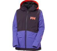 Helly-Hansen - Waterproof, breathable and insulating Ski jacket in Primaloft® Black Eco - W Powchaser 2.0 Jacket Black Grape for Women - Size M - Purple Purple M