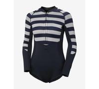 Helly Hansen Waterwear Longsleeve Swimsuit Navy Blue White Women - M