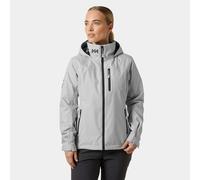 Helly Hansen Women’s Crew Hooded Midlayer Sailing Jacket 2.0 Grey XL