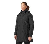 Helly Hansen Women's Aden Long Waterproof Jacket, Black, M