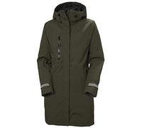 Helly Hansen Women's Adore Insulated Rain Coat, Utility Green, XL