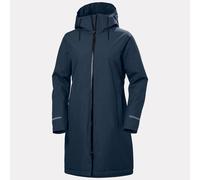 Helly Hansen Women's Aspire Long Hooded Raincoat Navy M