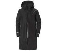 Helly Hansen Women's Aspire Long Hooded Raincoat Black XL