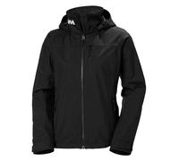 Helly Hansen Women's Crew Hooded Midlayer Jacket, Black, L