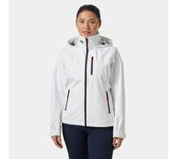 Helly Hansen Women's W Crew Hooded Jacket 2.0, White, 3XL