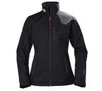 Helly Hansen Womens Crew Midlayer Jacket, XL, Black