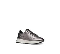 Geox Women's D Amabel A Sneaker, Gun, 7.5 UK