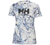 Helly Hansen Women's HH Logo T-Shirt, 853 Grey Fog Esra, X-Large